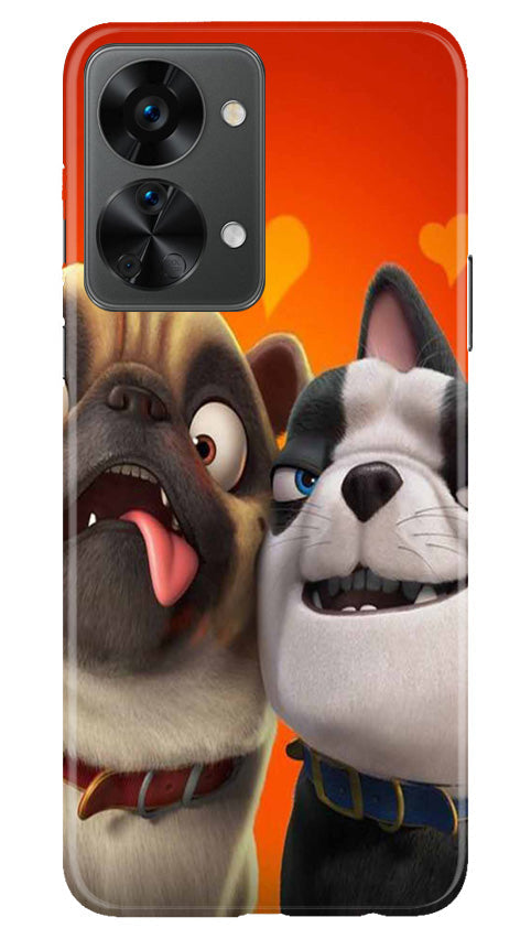 Dog Puppy Mobile Back Case for OnePlus Nord 2T 5G (Design - 310)