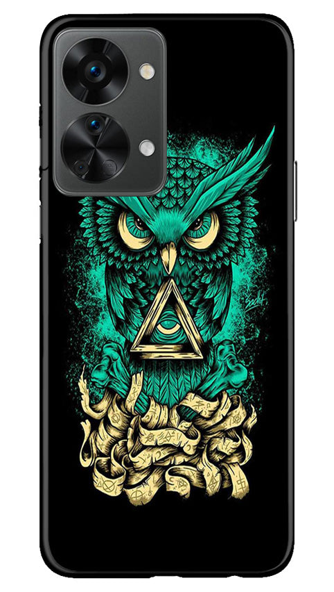 Owl Mobile Back Case for OnePlus Nord 2T 5G (Design - 317)