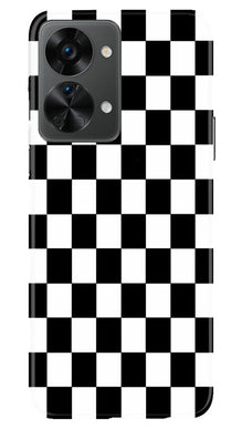 Black White Boxes Mobile Back Case for OnePlus Nord 2T 5G (Design - 331)