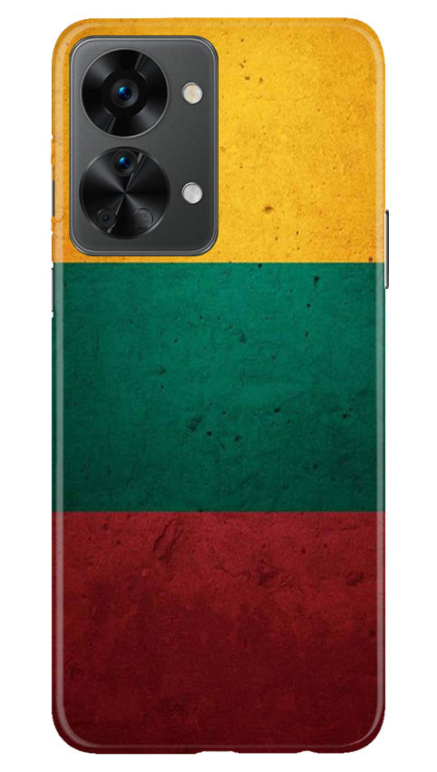 Color Pattern Mobile Back Case for OnePlus Nord 2T 5G (Design - 333)
