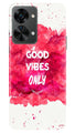 Good Vibes Only Mobile Back Case for OnePlus Nord 2T 5G (Design - 351)