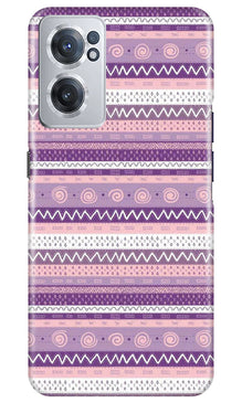 Zigzag line pattern3 Mobile Back Case for OnePlus Nord CE 2 5G (Design - 11)