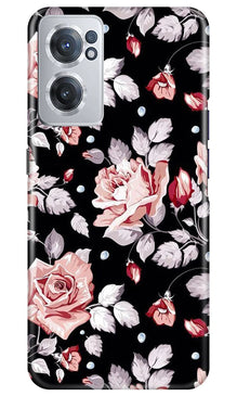 Pink rose Mobile Back Case for OnePlus Nord CE 2 5G (Design - 12)