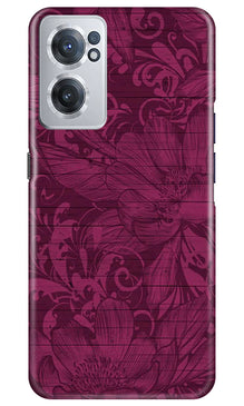 Purple Backround Mobile Back Case for OnePlus Nord CE 2 5G (Design - 22)