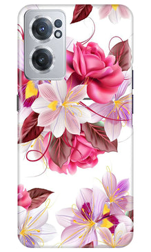 Beautiful flowers Mobile Back Case for OnePlus Nord CE 2 5G (Design - 23)