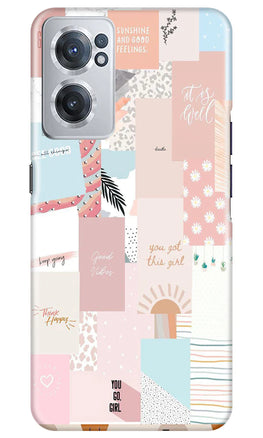 Shinny Blue Background Case for OnePlus Nord CE 2 5G