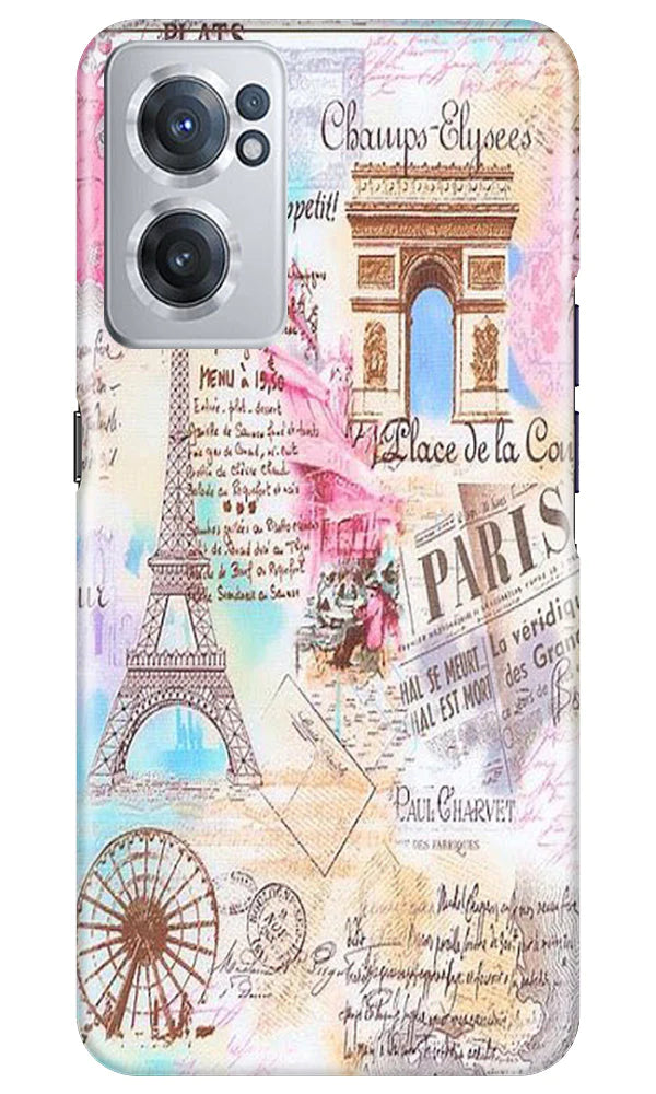 Paris Eiftel Tower Case for OnePlus Nord CE 2 5G
