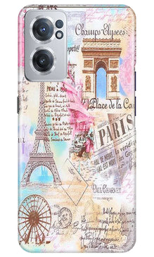 Paris Eiftel Tower Mobile Back Case for OnePlus Nord CE 2 5G (Design - 54)