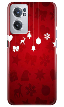 Christmas Mobile Back Case for OnePlus Nord CE 2 5G (Design - 78)
