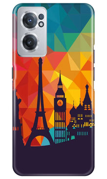 Eiffel Tower2 Mobile Back Case for OnePlus Nord CE 2 5G (Design - 91)