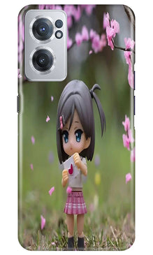 Cute Girl Mobile Back Case for OnePlus Nord CE 2 5G (Design - 92)