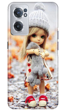 Cute Doll Mobile Back Case for OnePlus Nord CE 2 5G (Design - 93)
