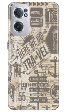 Travel Mobile Back Case for OnePlus Nord CE 2 5G  (Design - 104)