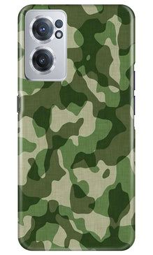 Army Camouflage Mobile Back Case for OnePlus Nord CE 2 5G  (Design - 106)
