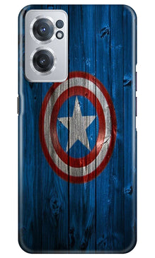 Captain America Superhero Mobile Back Case for OnePlus Nord CE 2 5G  (Design - 118)