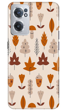 Leaf Pattern Art Mobile Back Case for OnePlus Nord CE 2 5G  (Design - 132)