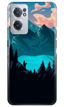 Mountains Mobile Back Case for OnePlus Nord CE 2 5G (Design - 155)