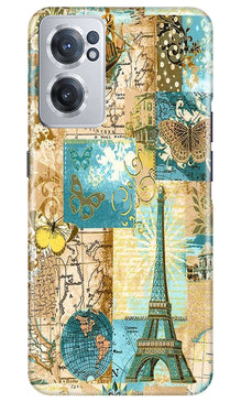 Travel Eiffel Tower Mobile Back Case for OnePlus Nord CE 2 5G (Design - 175)
