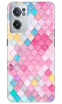 Pink Pattern Mobile Back Case for OnePlus Nord CE 2 5G (Design - 184)