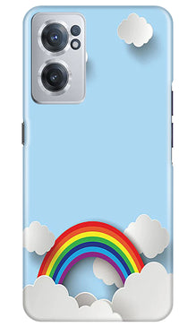 Rainbow Mobile Back Case for OnePlus Nord CE 2 5G (Design - 194)