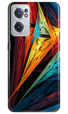 Modern Art Mobile Back Case for OnePlus Nord CE 2 5G (Design - 198)