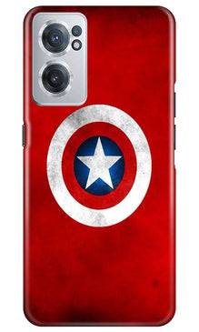 Captain America Mobile Back Case for OnePlus Nord CE 2 5G (Design - 249)
