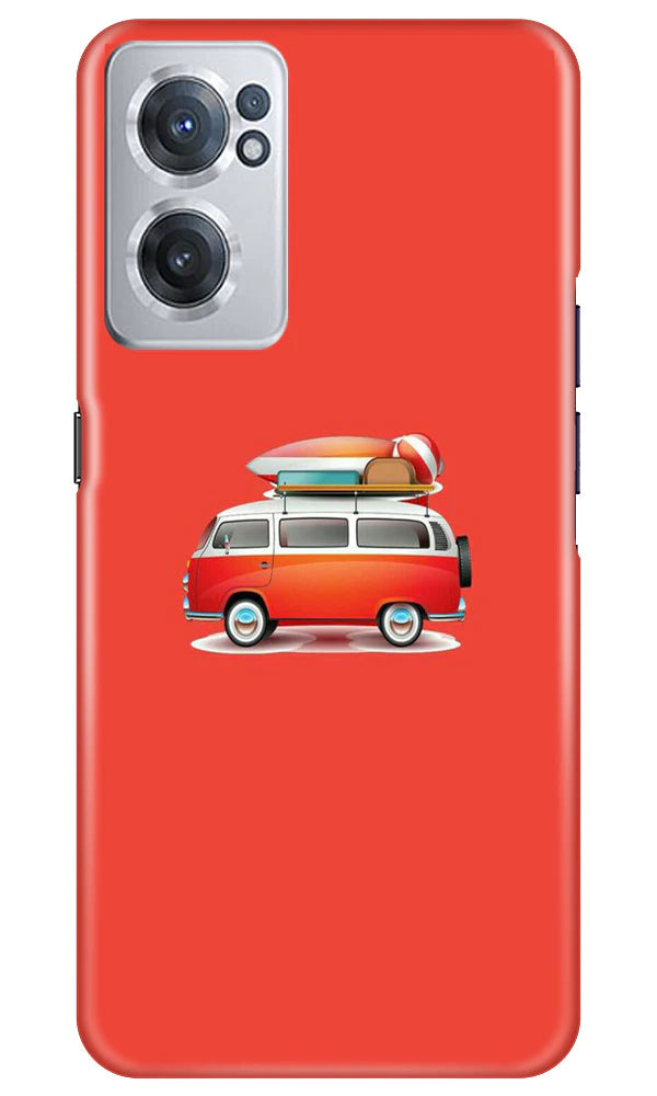 Travel Bus Case for OnePlus Nord CE 2 5G (Design No. 227)