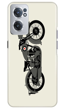 MotorCycle Mobile Back Case for OnePlus Nord CE 2 5G (Design - 228)