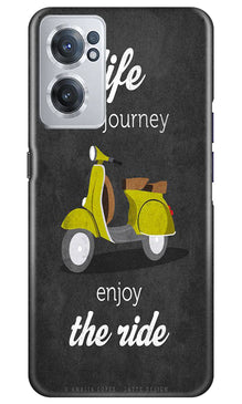 Life is a Journey Mobile Back Case for OnePlus Nord CE 2 5G (Design - 230)