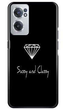 Sassy and Classy Mobile Back Case for OnePlus Nord CE 2 5G (Design - 233)