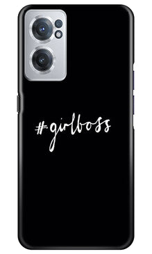 #GirlBoss Mobile Back Case for OnePlus Nord CE 2 5G (Design - 235)