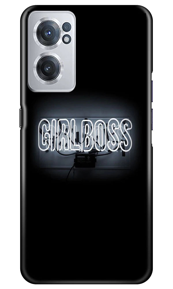 Girl Boss Black Case for OnePlus Nord CE 2 5G (Design No. 237)