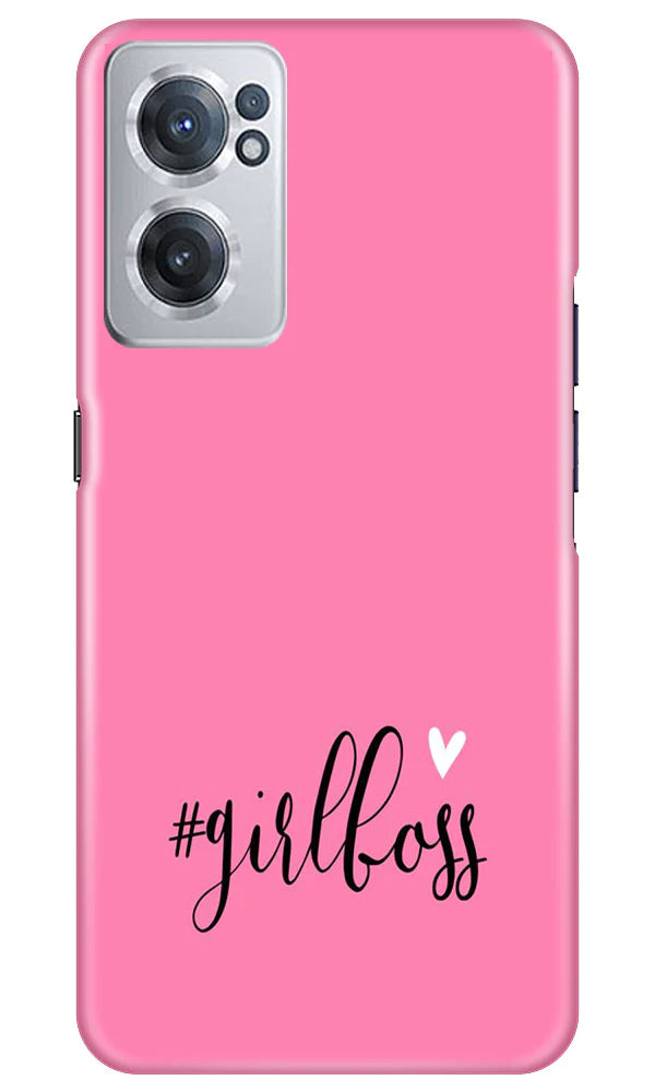 Girl Boss Pink Case for OnePlus Nord CE 2 5G (Design No. 238)