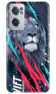 Lion Mobile Back Case for OnePlus Nord CE 2 5G (Design - 247)