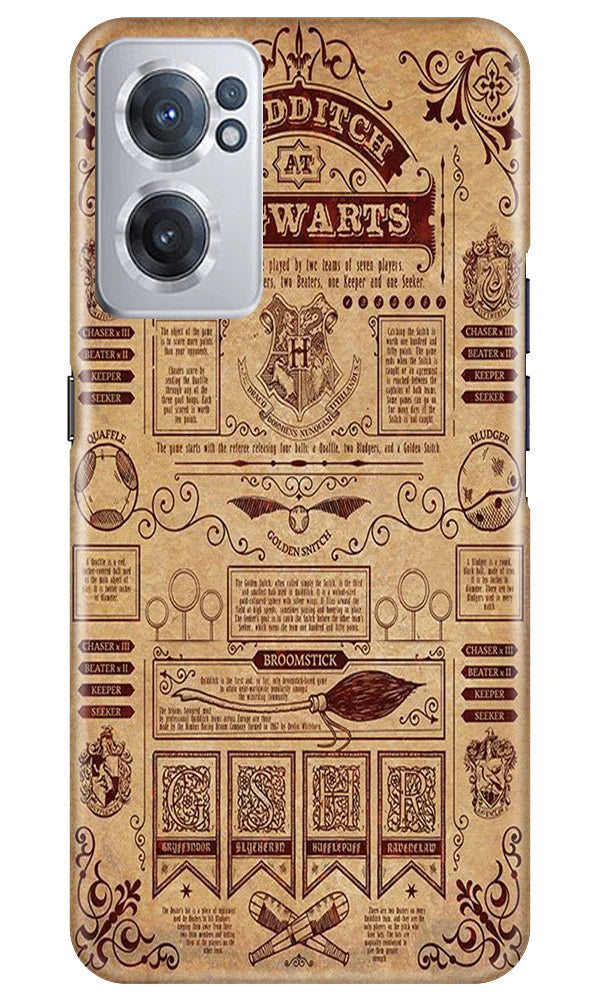 Hogwarts Mobile Back Case for OnePlus Nord CE 2 5G (Design - 266)