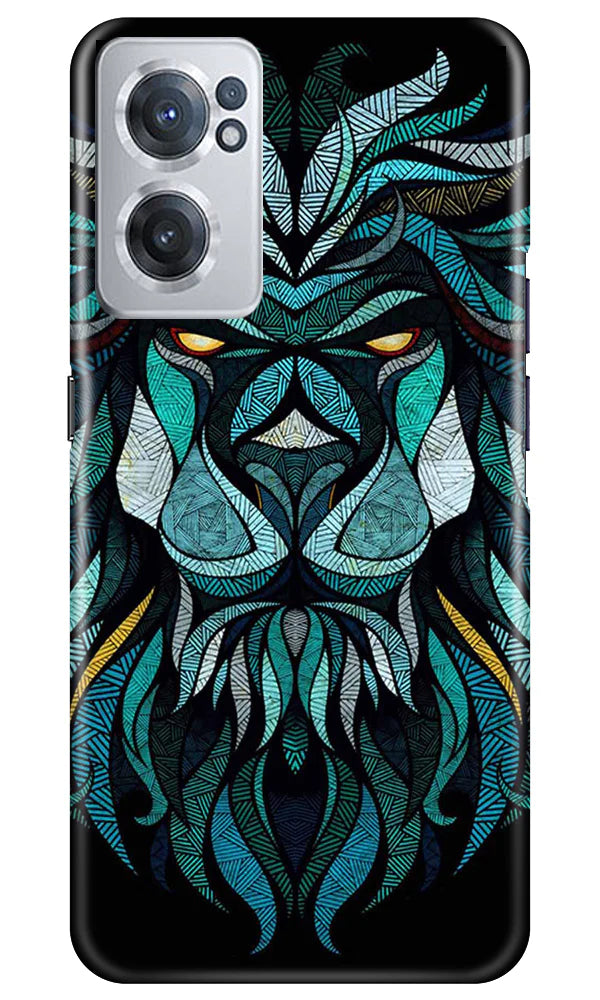 Lion Mobile Back Case for OnePlus Nord CE 2 5G (Design - 276)