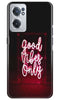 Good Vibes Only Mobile Back Case for OnePlus Nord CE 2 5G (Design - 314)
