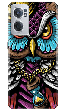 Owl Mobile Back Case for OnePlus Nord CE 2 5G (Design - 318)