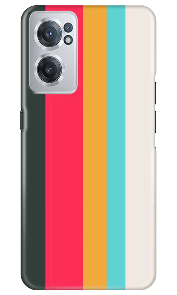 Color Pattern Mobile Back Case for OnePlus Nord CE 2 5G (Design - 328)