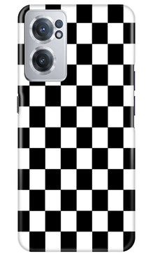 Black White Boxes Mobile Back Case for OnePlus Nord CE 2 5G (Design - 331)
