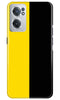 Black Yellow Pattern Mobile Back Case for OnePlus Nord CE 2 5G (Design - 354)