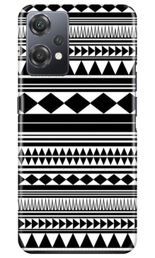 Black white Pattern Mobile Back Case for OnePlus Nord CE 2 Lite 5G (Design - 5)
