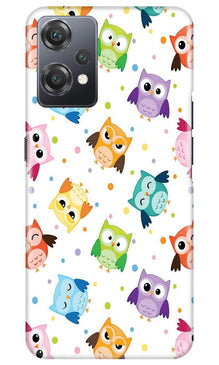 Owl Baground Pattern shore Mobile Back Case for OnePlus Nord CE 2 Lite 5G (Design - 13)
