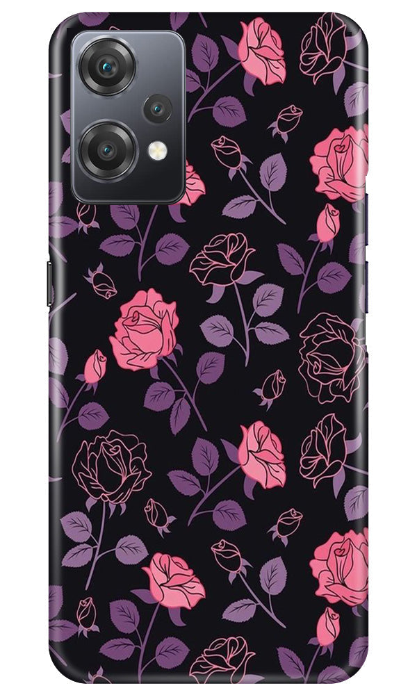Rose Black Background Case for OnePlus Nord CE 2 Lite 5G