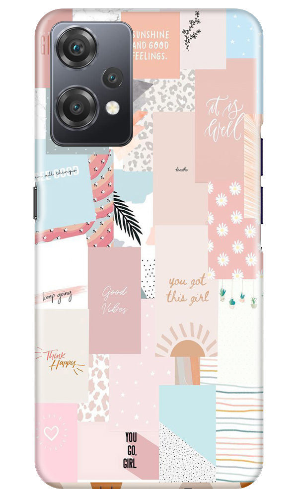 Shinny Blue Background Case for OnePlus Nord CE 2 Lite 5G