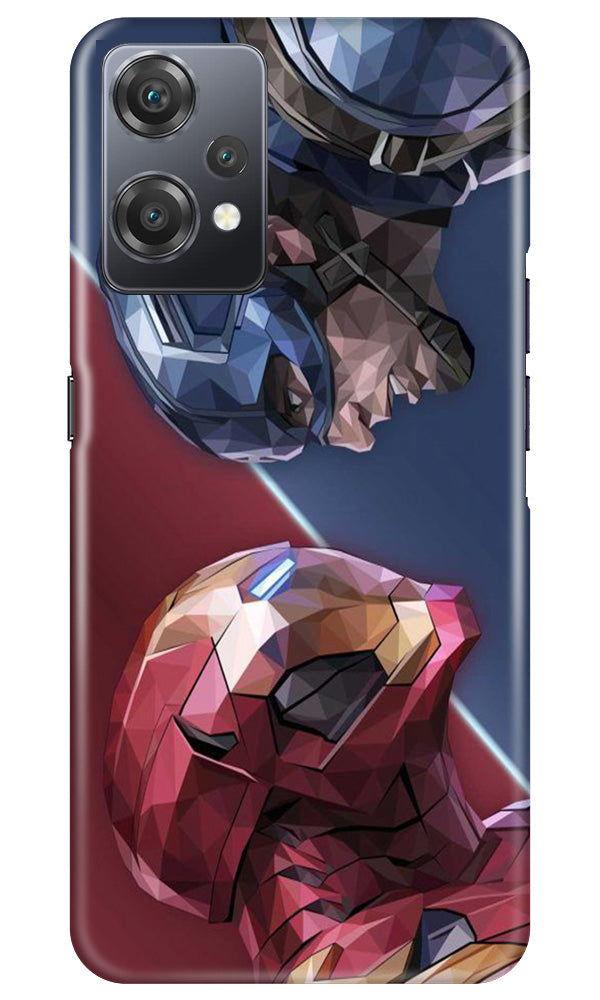 Ironman Captain America Case for OnePlus Nord CE 2 Lite 5G (Design No. 214)