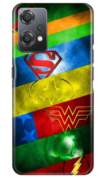 Superheros Logo Mobile Back Case for OnePlus Nord CE 2 Lite 5G (Design - 220)