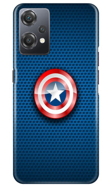 Captain America Shield Mobile Back Case for OnePlus Nord CE 2 Lite 5G (Design - 222)