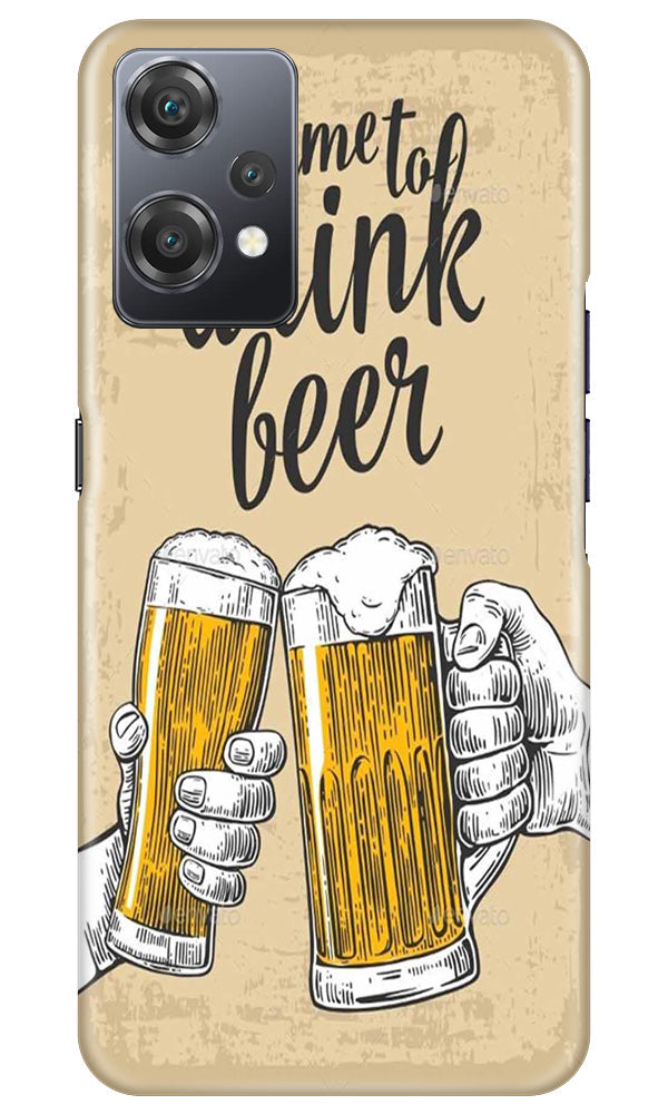 Drink Beer Mobile Back Case for OnePlus Nord CE 2 Lite 5G (Design - 290)