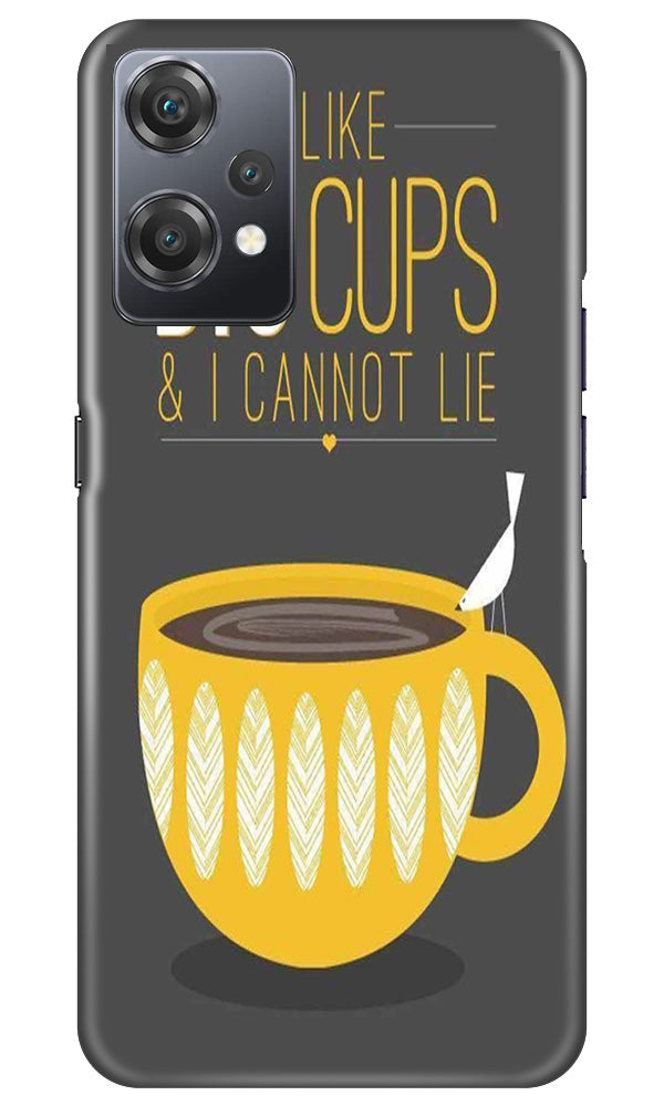 Big Cups Coffee Mobile Back Case for OnePlus Nord CE 2 Lite 5G (Design - 312)